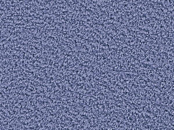 Top view of a rectangular carpet pattern in blue